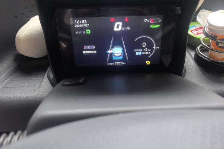 Used Baojun E100 2019 250KM Smart Drive Edition Odometer Close Up