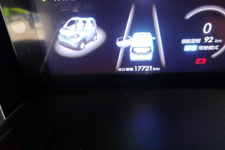 Used Baojun E100 2019 250KM Smart Drive Edition Odometer Close Up