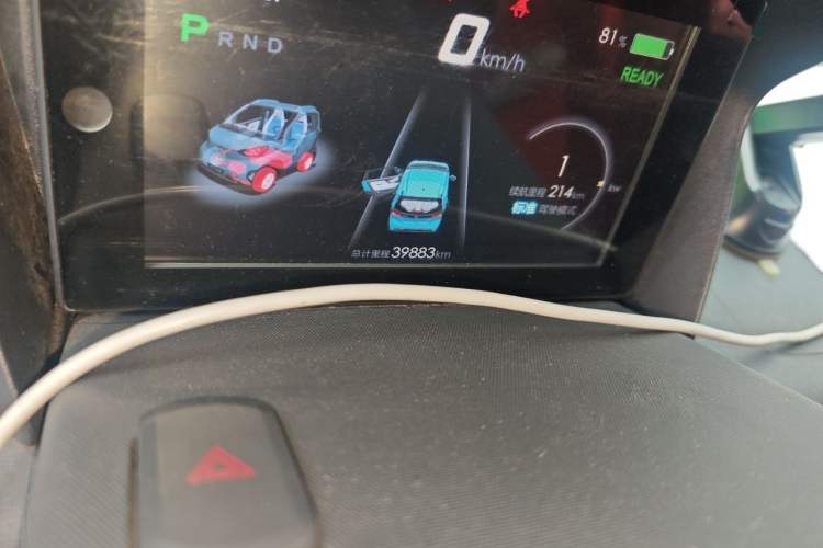 Used Baojun E100 2019 250KM Smart Drive Edition Odometer Close Up