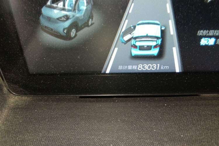 Used Baojun E100 2020 305KM Smart Enjoyment Version Odometer Close Up