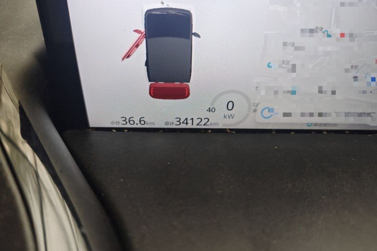 Used Baojun E300 2020 Plus Starry Intelligence Edition Odometer Close Up