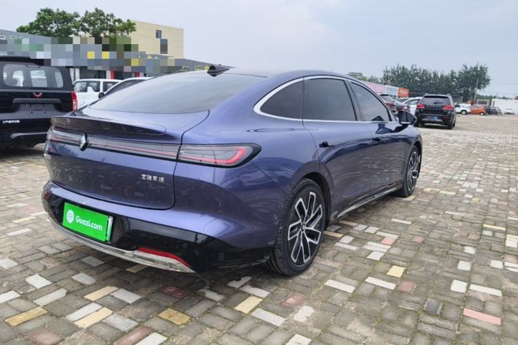 Used Baojun Enjoy 2025 Model Pure Electric 600km Official Vehicle Edition Rear Right 45 Deg