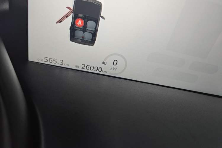 Used Baojun KiWi EV 2021 Designer Lithium Iron Phosphate Odometer Close Up
