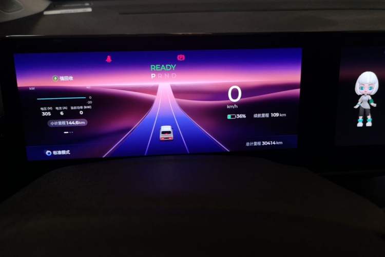 Used Baojun KiWi EV 2021 Artist Model Ternary Lithium Instrument Cluster