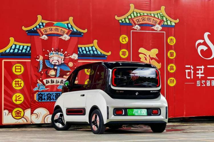 Used Baojun KiWi EV 2021 Artist Model Lithium Iron Phosphate Rear Left 45 Deg
