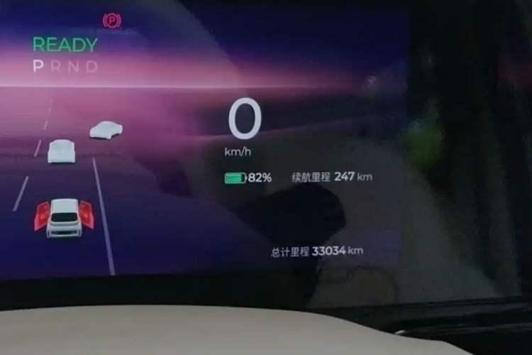 Used Baojun KiWi EV 2021 Artist Model Lithium Iron Phosphate Odometer Close Up