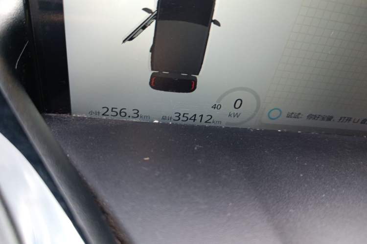 Used Baojun KiWi EV 2022 Designer Lite Edition Ternary Lithium Odometer Close Up