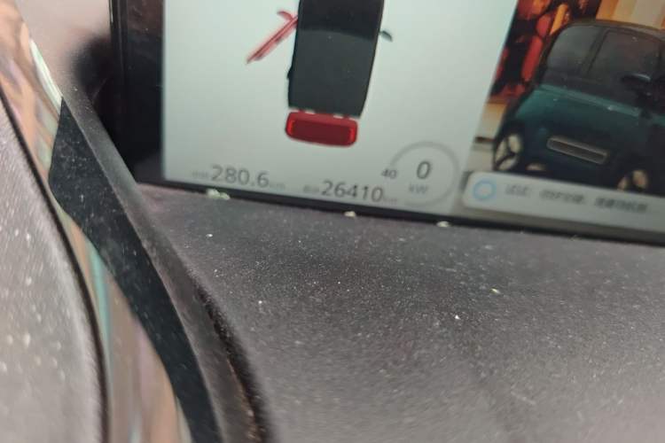 Used Baojun KiWi EV 2022 Designer Lite Edition Ternary Lithium Odometer Close Up