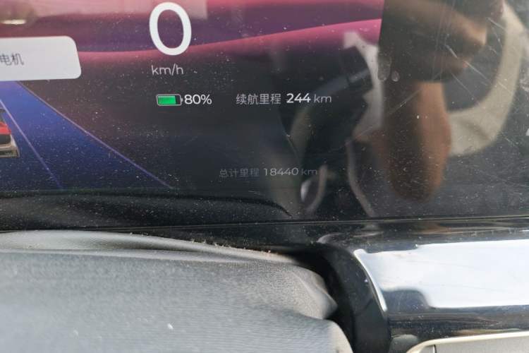 Used Baojun KiWi EV 2022 Designer Lite Edition Ternary Lithium Odometer Close Up