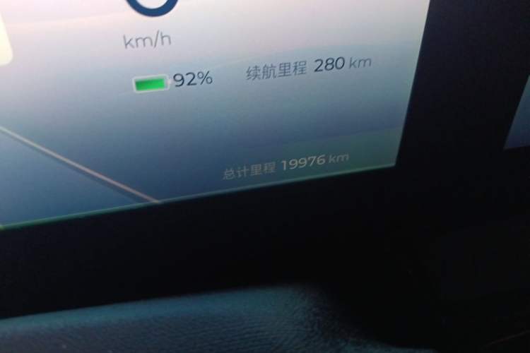 Used Baojun KiWi EV 2022 Artist Lite Edition Ternary Lithium Odometer Close Up
