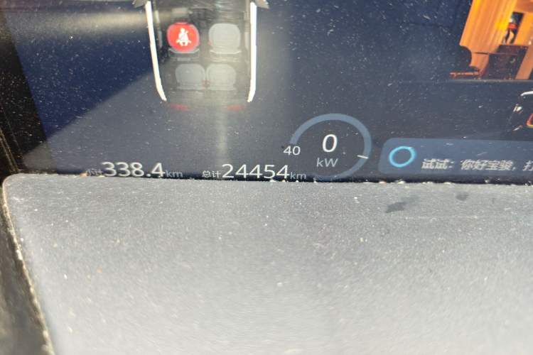 Used Baojun KiWi EV 2022 Artist Lite Edition Lithium Iron Phosphate Odometer Close Up