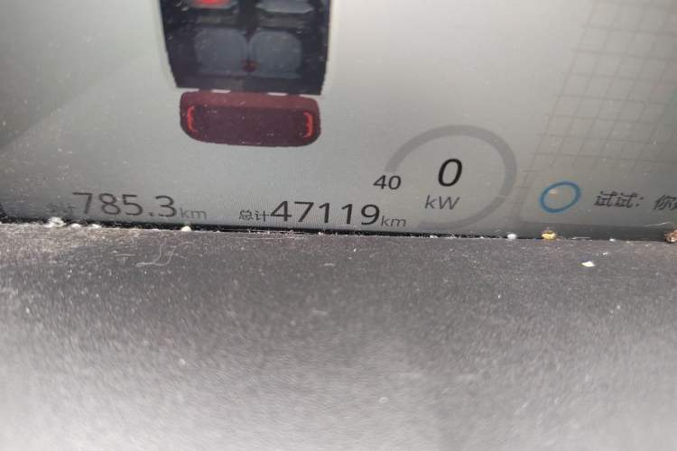 Used Baojun KiWi EV 2022 Artist Lite Edition Ternary Lithium Odometer Close Up