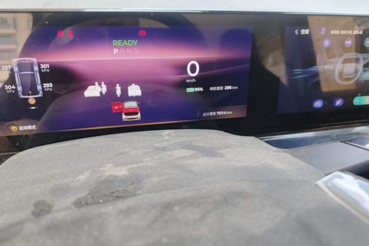 Used Baojun KiWi EV 2023 DJI Edition Lithium Iron Phosphate Odometer Close Up