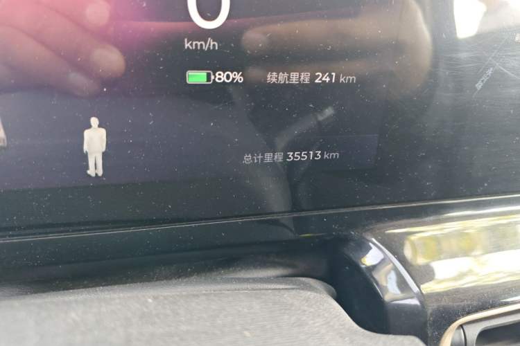 Used Baojun KiWi EV 2023 DJI Edition Lithium Iron Phosphate Odometer Close Up
