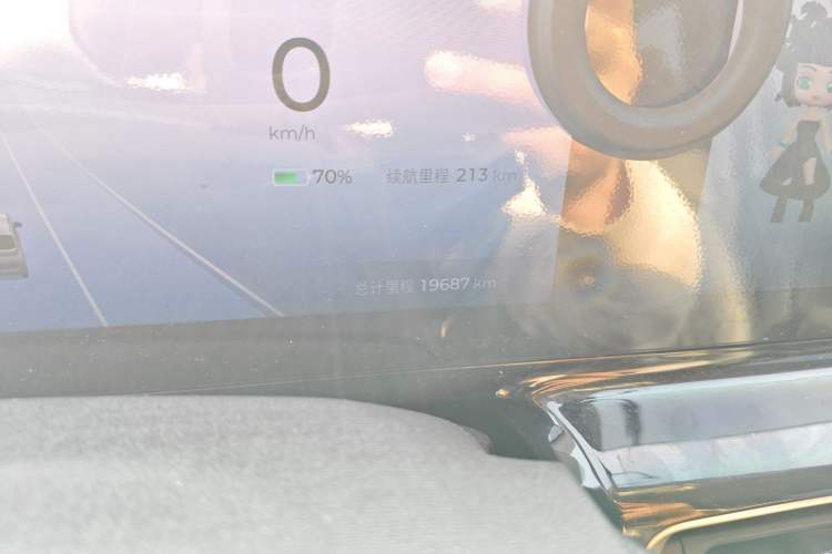 Used Baojun KiWi EV 2023 Smart Trend Edition Ternary Lithium Odometer Close Up