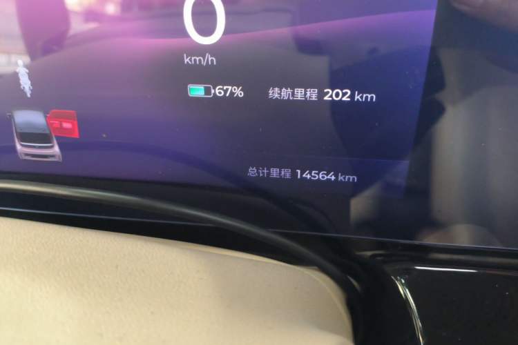 Used Baojun KiWi EV 2023 DJI Edition Lithium Iron Phosphate Odometer Close Up