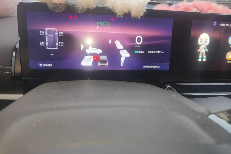 Used Baojun KiWi EV 2023 DJI Edition Lithium Iron Phosphate Odometer Close Up