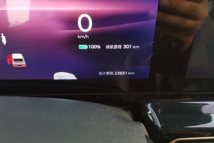 Used Baojun KiWi EV 2023 DJI Edition Lithium Iron Phosphate Odometer Close Up
