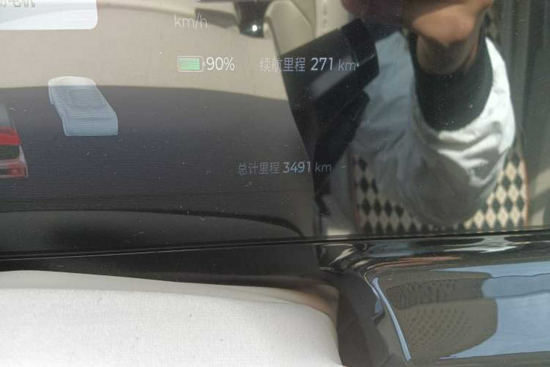 Used Baojun KiWi EV 2023 DJI Edition Ternary Lithium Odometer Close Up