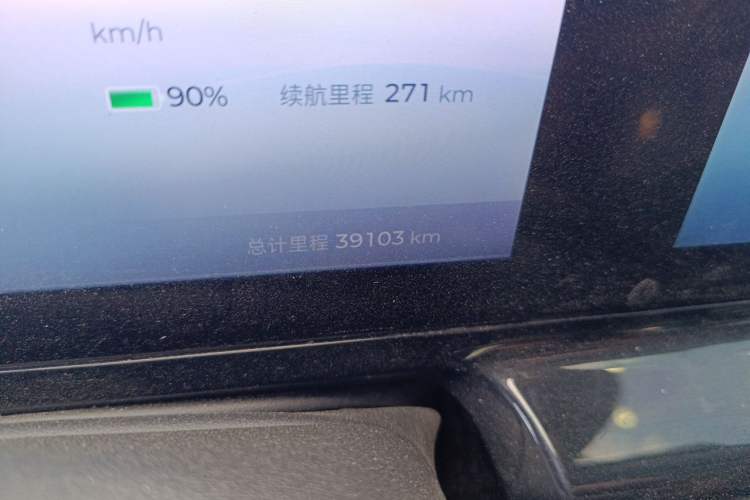 Used Baojun KiWi EV 2023 DJI Edition Lithium Iron Phosphate Odometer Close Up