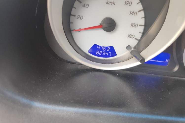 Used Baojun Lechi 2010 1.2L Sport Edition Fashion Model Odometer Close Up