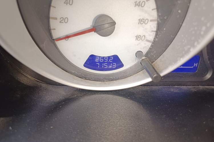 Used Baojun Lechi 2012 1.2L Manual Sports Edition Superior Model Odometer Close Up