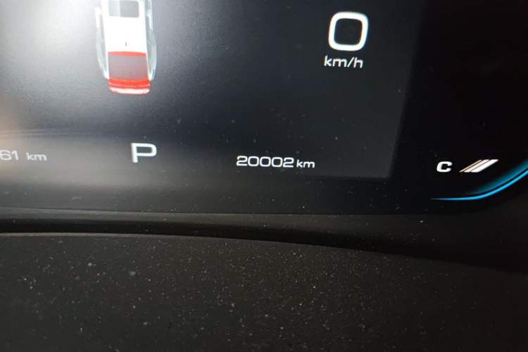 Used Baojun RC-5 2020 1.5T CVT Smart Shine Prestige Edition Odometer Close Up