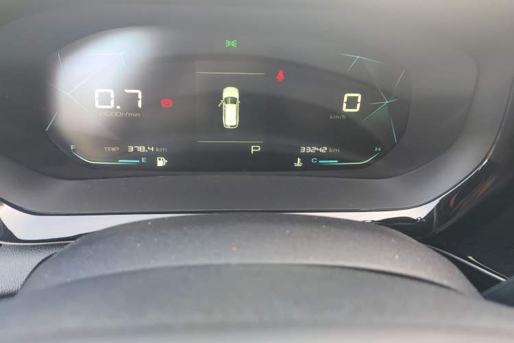 Used Baojun RC-5 2020 RC-5W 1.5T CVT Smart Luxury Edition Odometer Close Up