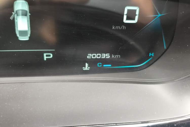 Used Baojun RC-5 2020 1.5T CVT Smart Luxury Edition Odometer Close Up