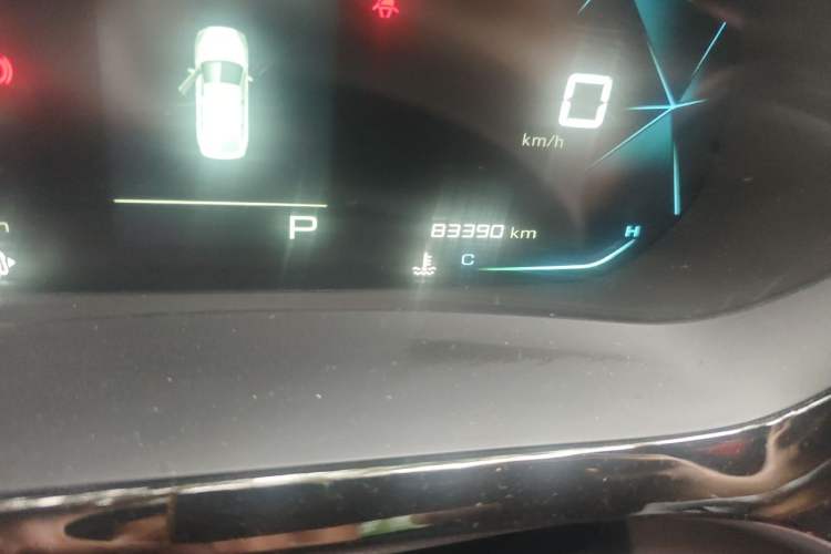 Used Baojun RC-5 2020 1.5T CVT Smart Luxury Edition Odometer Close Up