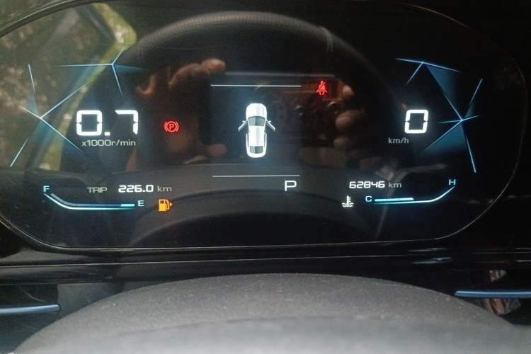 Used Baojun RC-6 2019 1.5T CVT Elite Version with 24-Hour Online Service Odometer Close Up