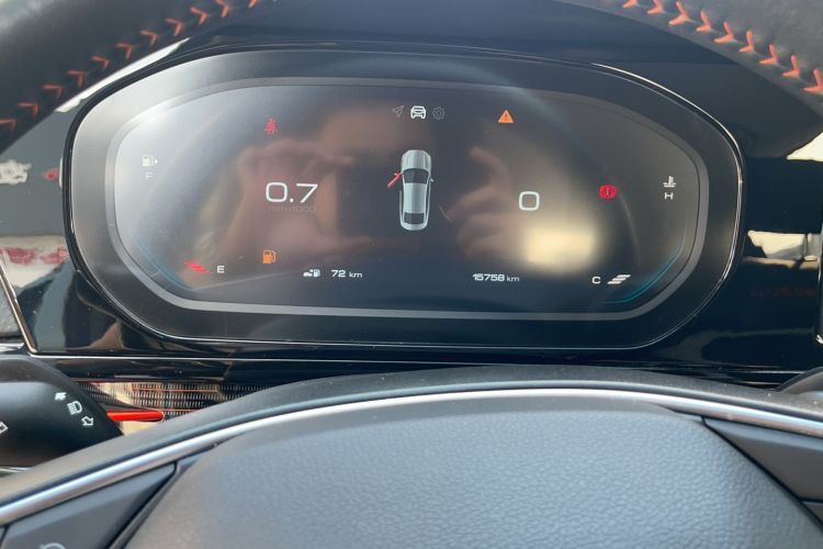 Used Baojun RC-6 2019 1.5T Manual 24-Hour Online Luxury Version Odometer Close Up