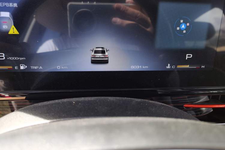 Used Baojun RC-6 2019 1.5T CVT 24-Hour Online Prestige Edition Odometer Close Up