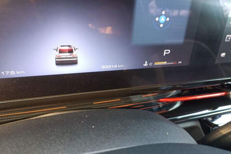 Used Baojun RC-6 2019 1.5T CVT 24-Hour Online Prestige Edition Odometer Close Up