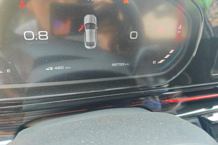 Used Baojun RC-6 2019 1.5T Manual 24-Hour Online Luxury Version Odometer Close Up