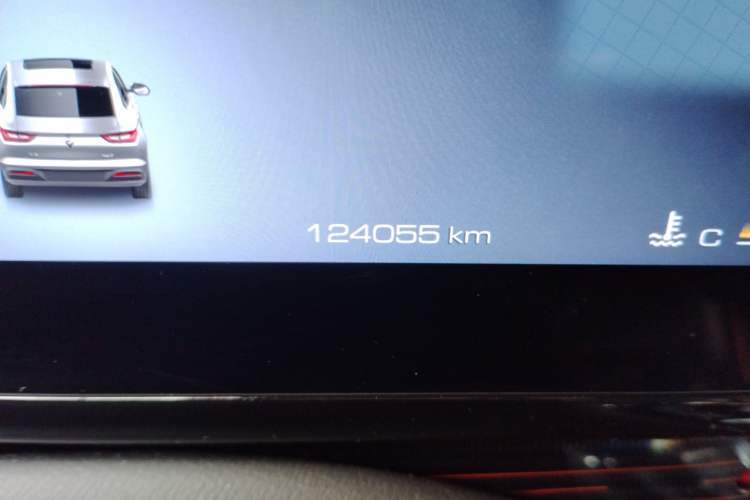Used Baojun RC-6 2019 1.5T CVT 24-Hour Online Flagship Edition Odometer Close Up
