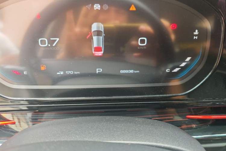 Used Baojun RC-6 2019 1.5T CVT 24-Hour Online Luxury Edition Odometer Close Up