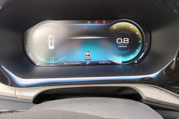 Used Baojun RM-5 2019 1.5T CVT 24-Hour Online Premium Version 7 Seats Odometer Close Up