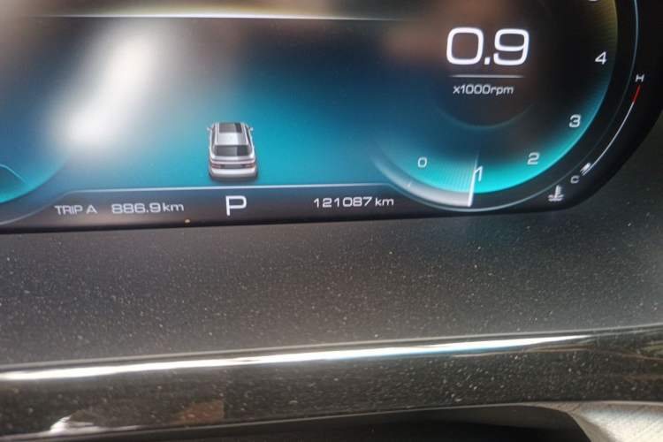 Used Baojun RM-5 2019 1.5T CVT 24-Hour Online Premium Version 7 Seats Odometer Close Up
