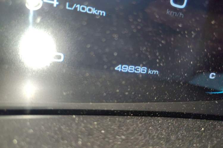 Used Baojun RM-5 2019 1.5T CVT 24-Hour Online Luxury Version 6 Seats Odometer Close Up