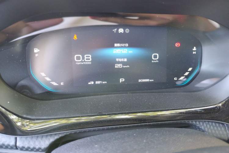Used Baojun RM-5 2019 1.5T CVT Elite Version with 24-Hour Online Service 7 Seats Odometer Close Up