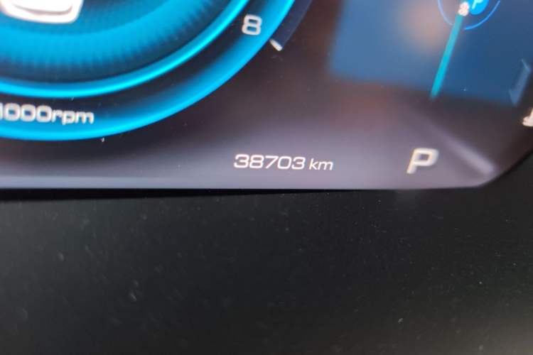 Used Baojun RM-5 2019 1.5T CVT 24-Hour Online Premium Version 7 Seats Odometer Close Up