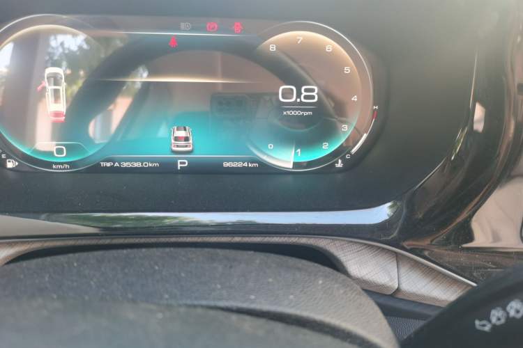Used Baojun RM-5 2019 1.5T CVT 24-Hour Online Prestige Version 6 Seats Odometer Close Up