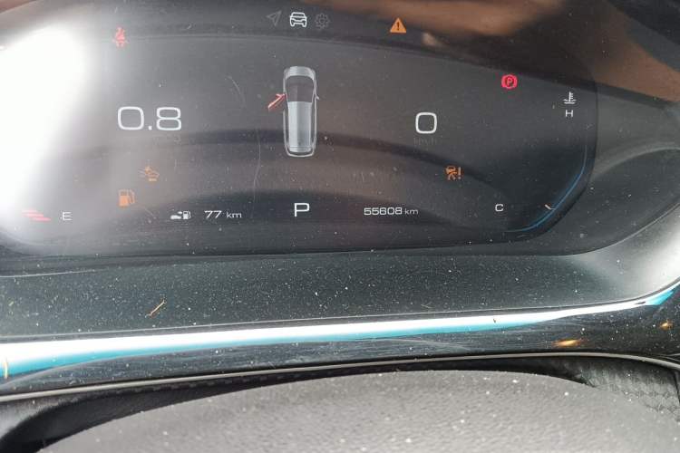 Used Baojun RM-5 2019 1.5L CVT Elite Version with 24-Hour Online Service 7 Seats Odometer Close Up