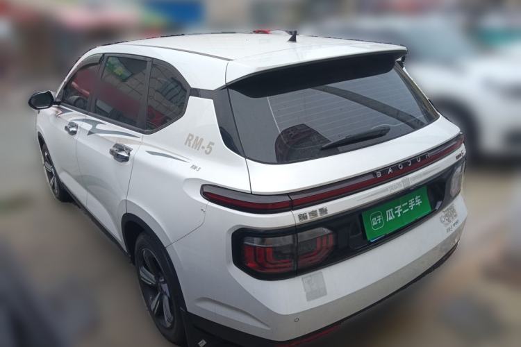 Used Baojun RM-5 2019 1.5T CVT Elite Version with 24-Hour Online Service 6 Seats Rear Left 45 Deg