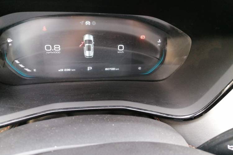 Used Baojun RS-3 2020 1.5T CVT Smart Luxury Edition Odometer Close Up
