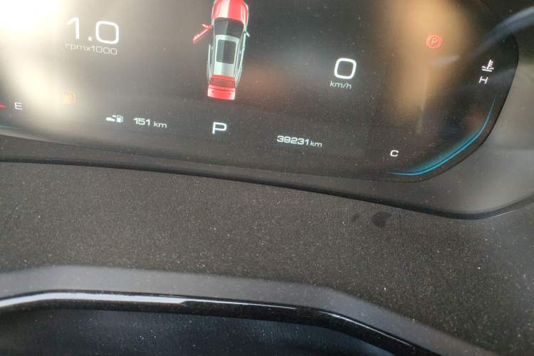 Used Baojun RS-3 2020 1.5T CVT Intelligent Prestige Edition Odometer Close Up