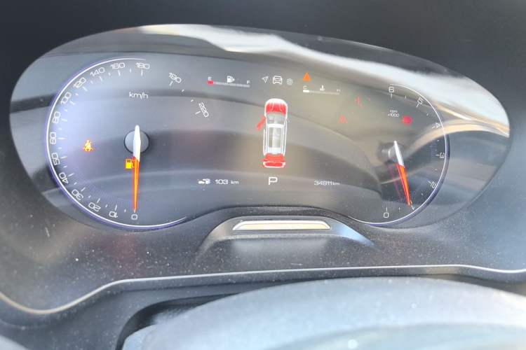 Used Baojun RS-5 2019 1.5T CVT Intelligent Drive Luxury Edition China VI Odometer Close Up