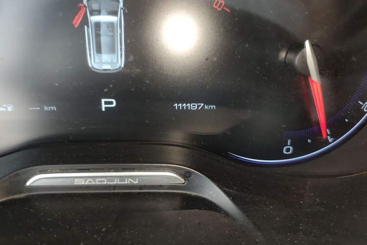 Used Baojun RS-5 2019 1.5T CVT Intelligent Drive Luxury Edition China VI Odometer Close Up