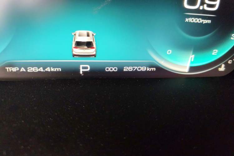 Used Baojun RS-5 2019 1.5T CVT Intelligent Driving Flagship Version China VI Emission Standard Odometer Close Up
